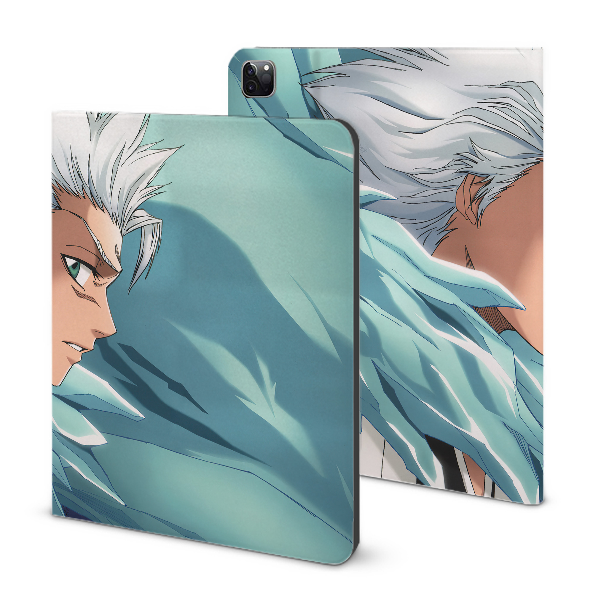 （画像用） ブリーチ BLEACH IPad ケース ブック型 PUレザー TPU 耐衝撃 軽量 薄型 ペン収納なし 全面保護 IPad 各モデル対応